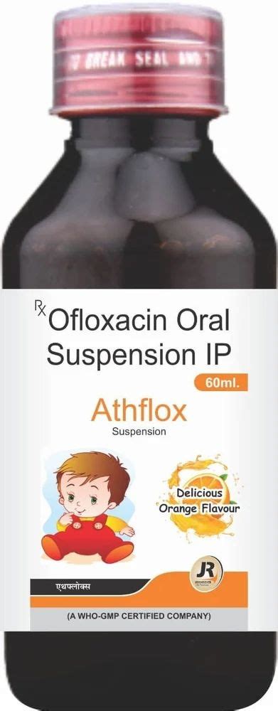 Athflox Ofloxacin Oral Suspension IP 25 Mg 5 Ml At Rs 110 Bottle In