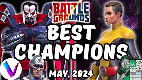 Best Champions For Battlegrounds Ranks And Tier List May 2024 Mcoc Negasonic Sinister Ntw