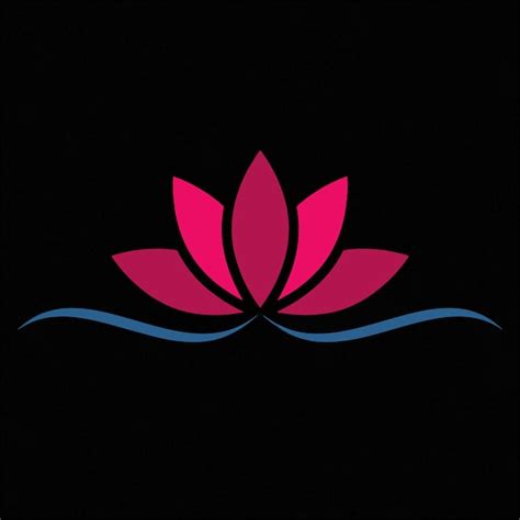 Premium Vector Beauty Lotus Flower Logo Vector Illustration Artwork