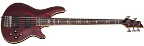 Schecter Diamond Series Omen Extreme 5 Black Cherry 5 String Electric