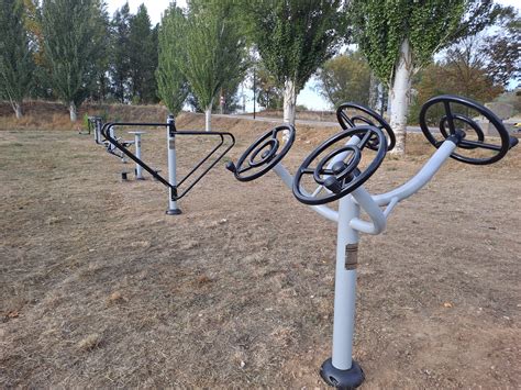 Local Burgos Burgos tiene un nuevo parque biosaludable Aulas María