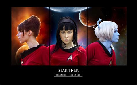 Star Trek - Redshirt Triptych by chirinstock on DeviantArt