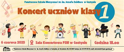 Koncert Uczni W Klasy Pierwszej Pa Stwowa Szko A Muzyczna I Stopnia