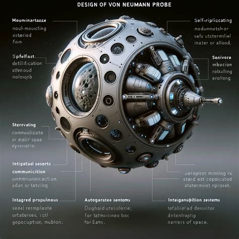 Concept Design for a Von Neumann Probe by theairevolution on DeviantArt