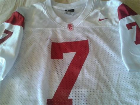 Nike Usc Southern California Trojans White Away Football Jersey Boys