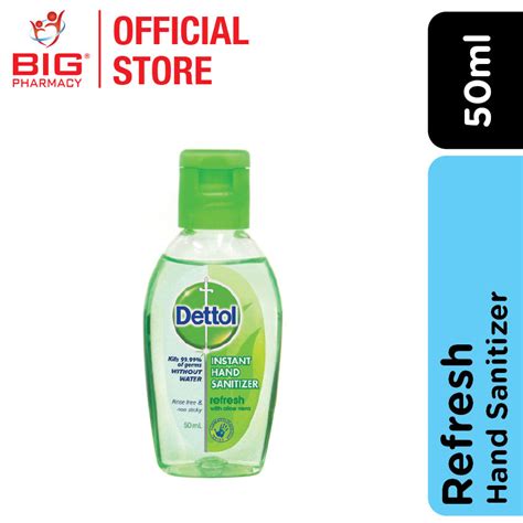 Dettol Instant Hand Sanitizer Refresh 50mlbig Pharmacy Malaysia