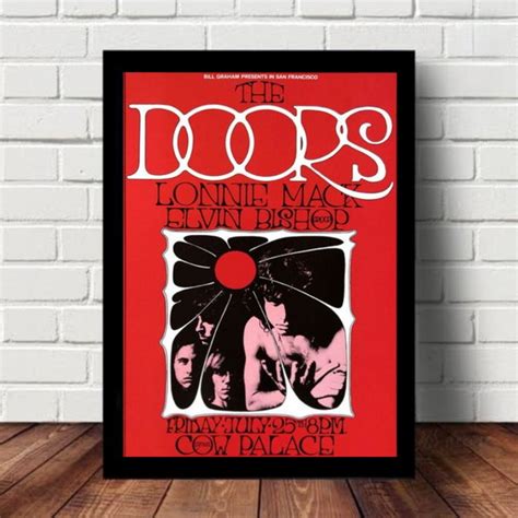 Quadro Decorativo The Doors Rock N Roll Elo Produtos Especiais