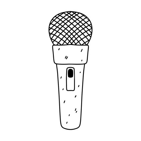 Microphone Coloring Page