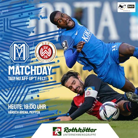 Sv Meppen E V On Twitter Matchday Wird Pr Sentiert Von