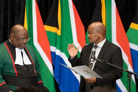 South Africas New Unity Govt Sworn In Amid Coalition Hiccups People