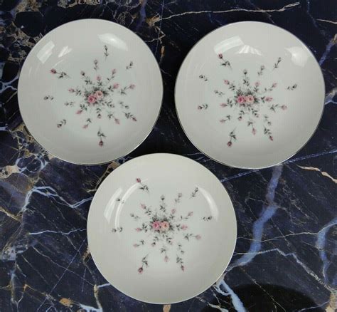 Set Of Harmony House Japan Fine China Rosebud Soup Bowls Ebay