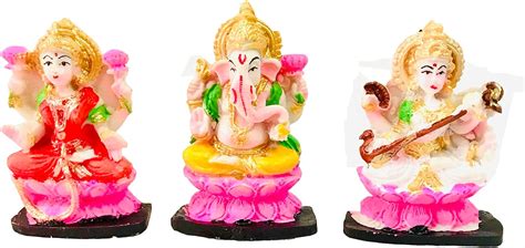 Inch Marble Laxmi Ganesha Sarasvati Statue For Philippines Ubuy