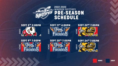 OHL Announces Spitfires Preseason Schedule – Windsor Spitfires