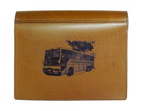 Truck Log Book Cover Bus - UNDERHIDE LEATHER