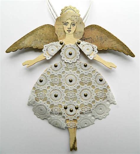 Angel Paper Doll Angel Art Doll Christmas Angel Angel Angel Art Dolls