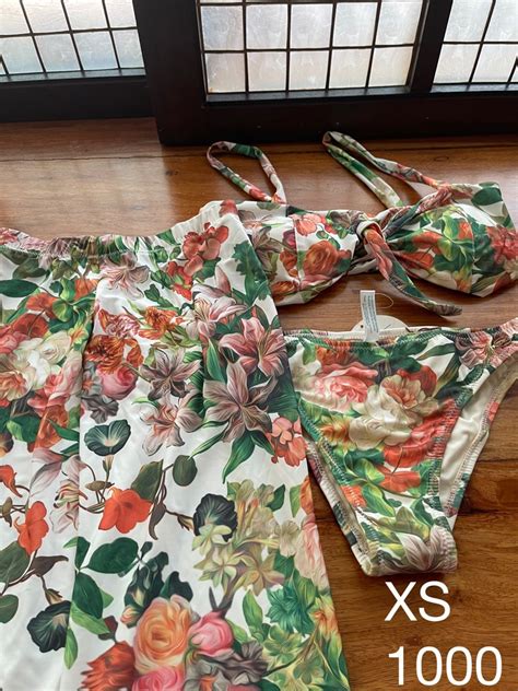Cesa Floral Bikini On Carousell