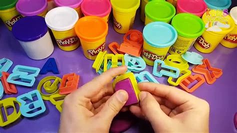 Abc Clay Dough Play Doh Abcde Game Alphabet Playdoh Alfabet For Kids