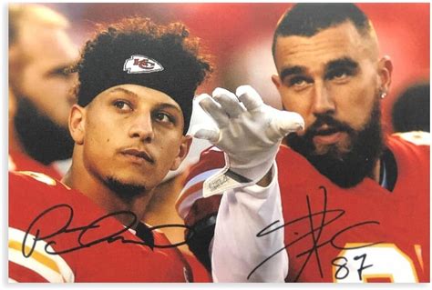 Amazon Patrick Mahomes Travis Kelce Poster Canvas Poster Wall