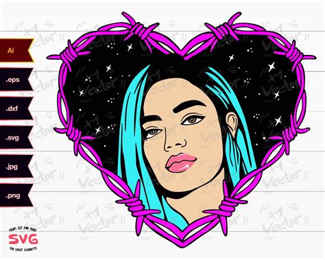 Karol G Heart Tattoo Png