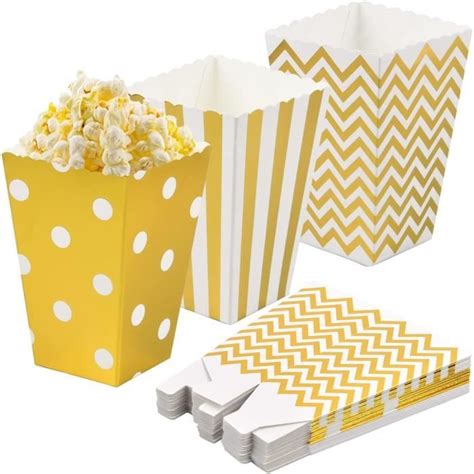 Bo Te De Pop Corn Conteneurs Pop Corn En Papier Sac De Pop Corn