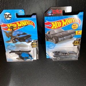 Mattel Toys Hot Wheels Batcopter And Batmobile Poshmark