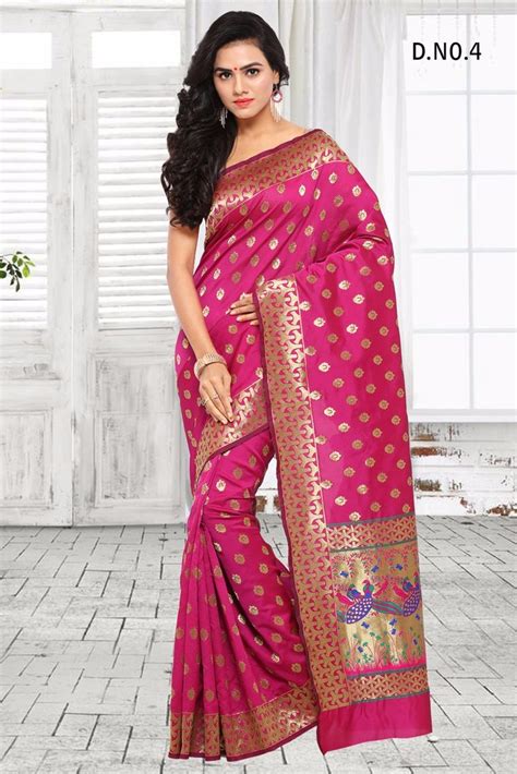 Pink South Indian Silk Printed Sarees At Rs 1400 In Surat ID 16813065562