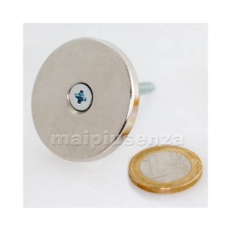 Anello Con Foro Svasato X Mm Forza Kg Pezzi Magnete Al