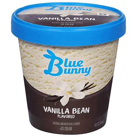 Blue Bunny Ice Cream Vanilla Bean Flavored Fl Oz Frozen Foods