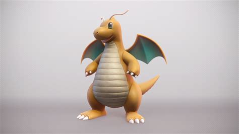 3D model Dragonite - Realistic Dragon Pokemon | CGTrader