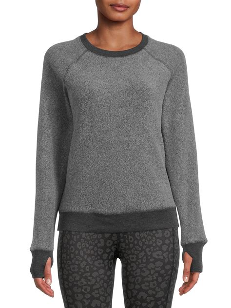 Avia Women S Fleece Pullover Top With Long Sleeves