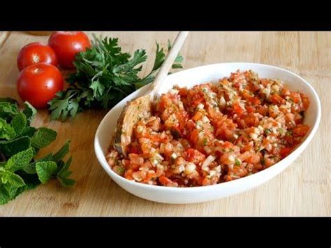 Salade De Tomates Turque Ezme