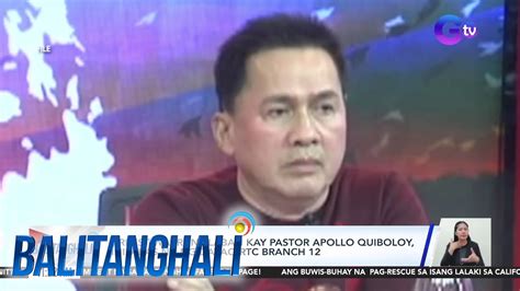 Arrest Warrant Laban Kay Pastor Apollo Quiboloy Inilabas Na Ng Davao