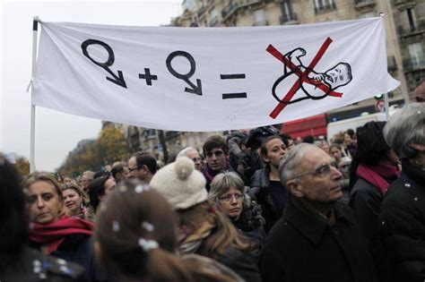 Protests Erupt In France Over Same Sex Marriage The Globe And Mail