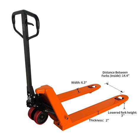 Tory Carrier Lbs Industrial Pallet Lift Jack Manual Hand Pallet