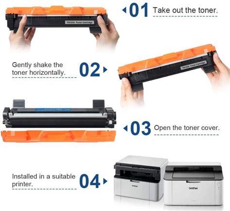 SMARTOMI 2PK TN1050 Compatible Black Toner Cartridges Brother TN1050