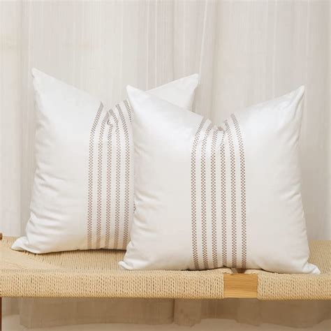 Amazon Kiuree Velvet Farmhouse Pillow Covers X Pack Of