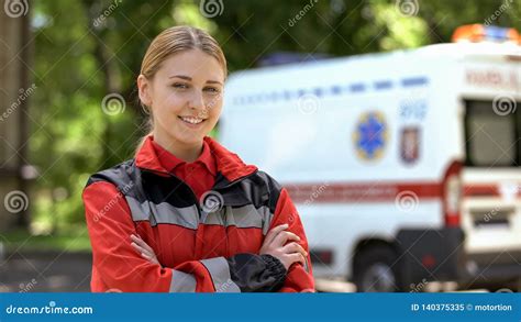 Female Paramedic During Cardiopulmonary Resuscitation Training Stock Image | CartoonDealer.com ...