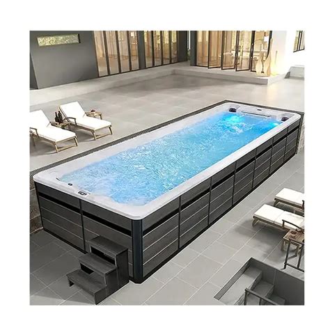 Wholesale Fiberglass 8m Length Swim Jet Outdoor Acrylic Swimming Pool For Home Buy Acrylic