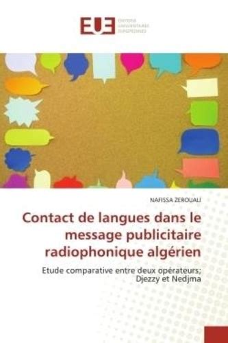 Contact de langues dans le message publicitaire radiophonique algérien