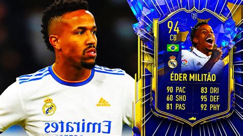 94 TOTY MILITAO PLAYER REVIEW FIFA 23 YouTube