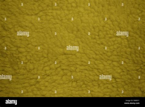 Gold Fleece Faux Sherpa Wool Fabric Texture Stock Photo Alamy