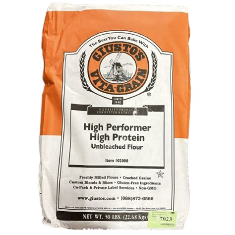 Giustos High Performer High Protein Flour 1 50lbs Lettieri And Co