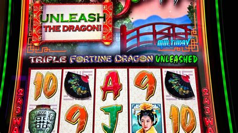 Play Triple Fortune Dragon Unleashed Slots Machine Youtube