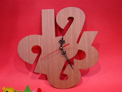 Laser Cut Modern Wood Clock Svg Dxf Cdr Ai Pdf Free Download