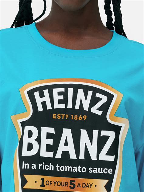 T Shirt De Nuit Heinz Beanz Turquoise Femme Primark