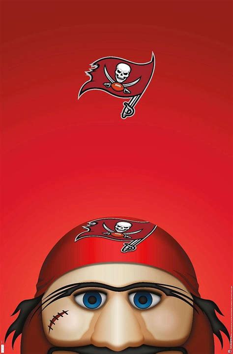 Nfl Tampa Bay Buccaneers S Preston Mascot Captain Fear Digital Art By