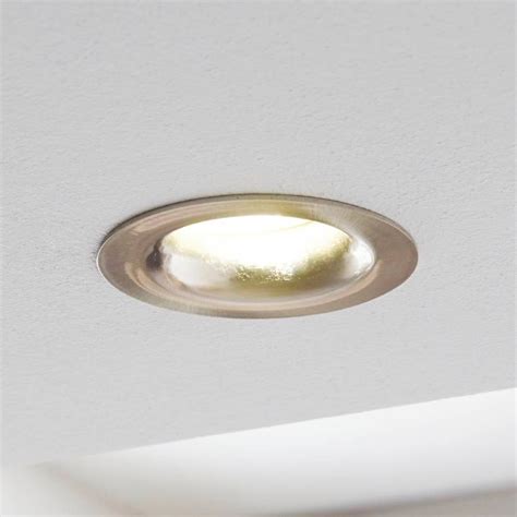 Spot Encastr Led Saliceto Rond Fixe K Nickel Luminaire Fr