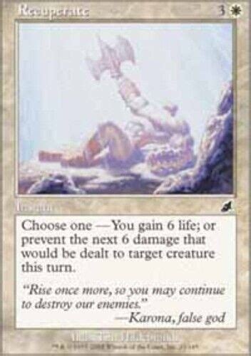 Recuperate Foil ~ Moderately Played Scourge Mtg Magic Ultimatemtg