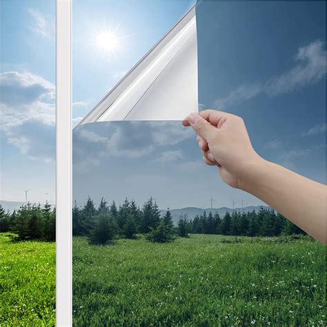 Window Privacy Film One Way Window Tint for Home, Sun UV Blocking