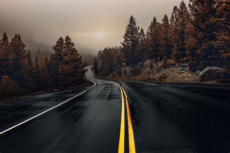 Carretera en otoño Fondo de pantalla 4k HD ID 6185